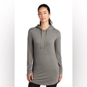OGIO Luuma flex tunic gray hooded women’s size‎ medium athleisure casual cozy